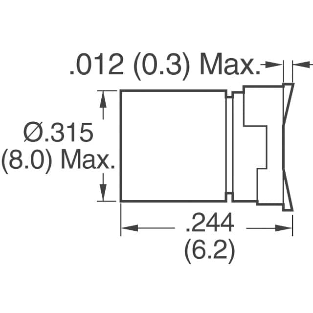 EEE-1CA101AP Panasonic Electronic Components  Condensateurs électrolytiques en aluminium